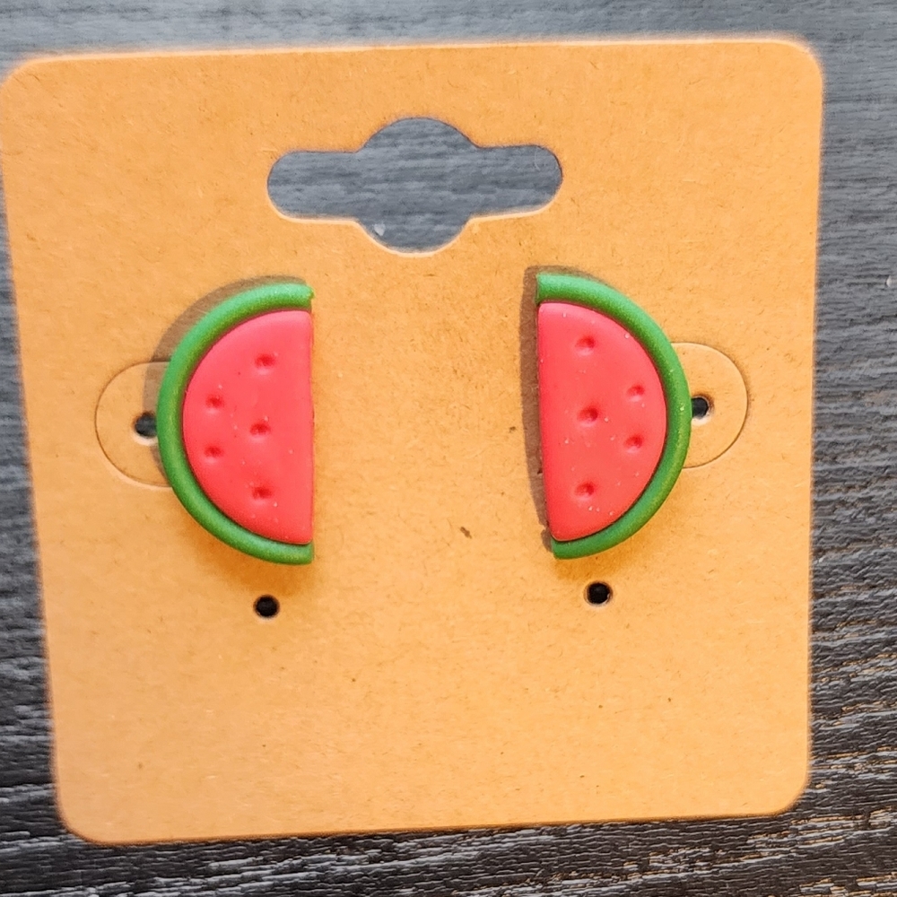 Free w/ purchase Watermelon Stud Post Earrings 🍉